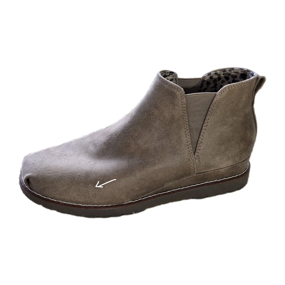 SKECHERS Women's Bobs Chill Wedge Booties - 114715 Taupe, 8.5 - Picture 7 of 7